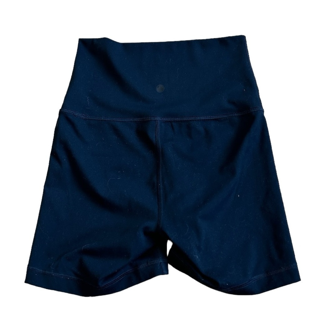 Yogalicious Lux Black High Waist Bike Shorts - Size Small - Picture 2 of 3